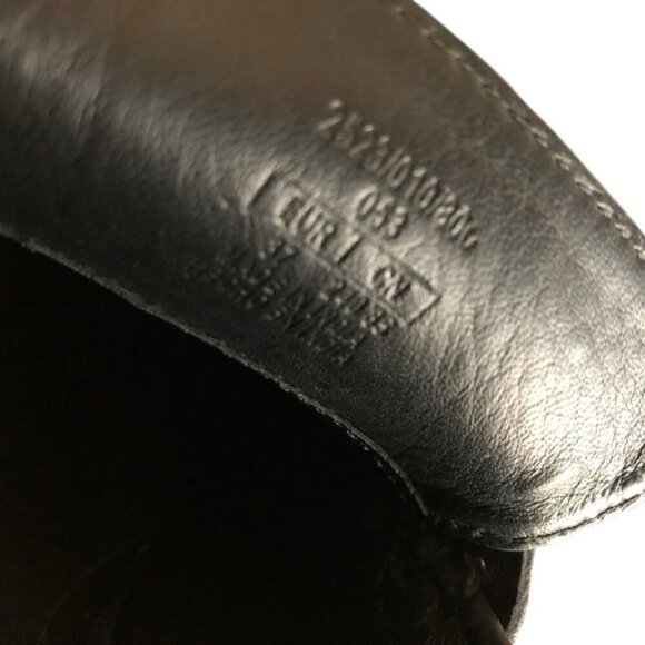 Zara Chunky Lug Sole Loafers Black Gold Bit EU 37 (US 6.5–7) - Picture 11 of 12